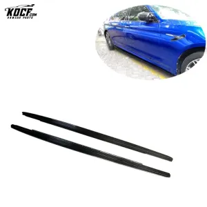 2019 F90 M5 G30 Side Skirts M performance style carbon fiber side skirts for BMW F90 M5 G30