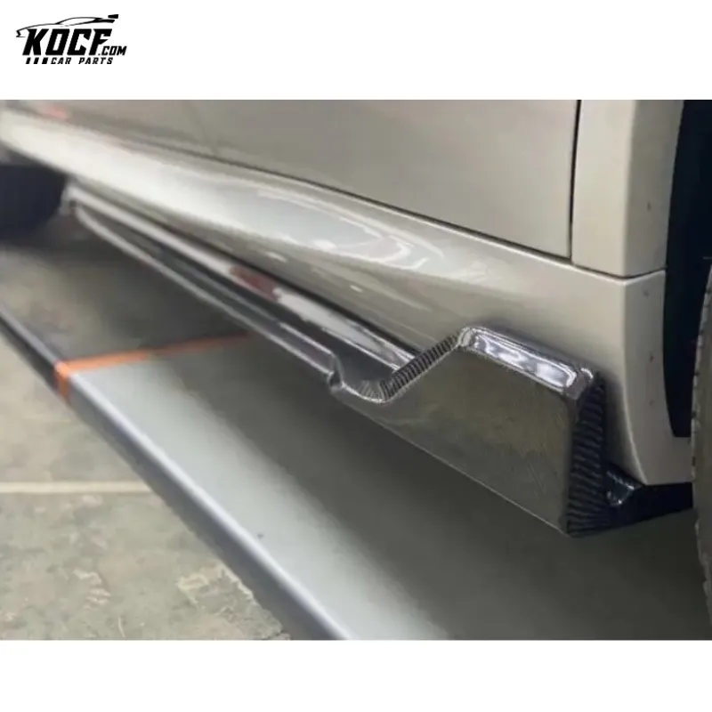 2019 X5 G05 M sport Carbon Fiber Side Skirts for BMW X5 G05