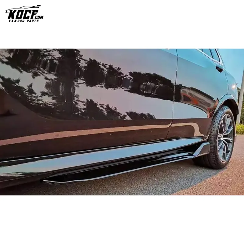 2019 X5 G05 M sport Carbon Fiber Side Skirts for BMW X5 G05