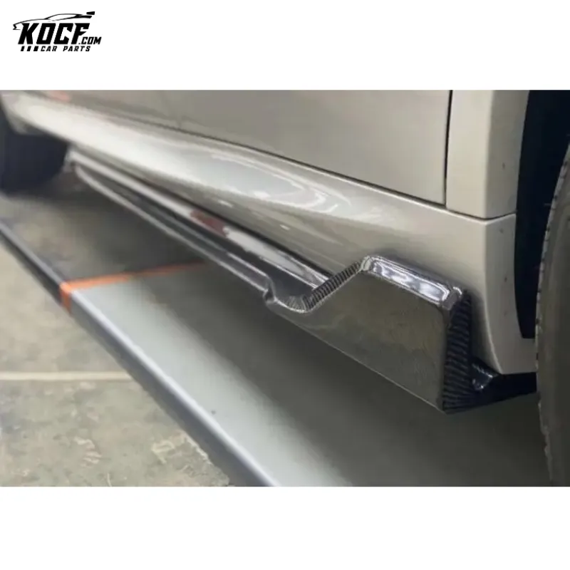 2019 X5 G05 M sport Carbon Fiber Side Skirts for BMW X5 G05