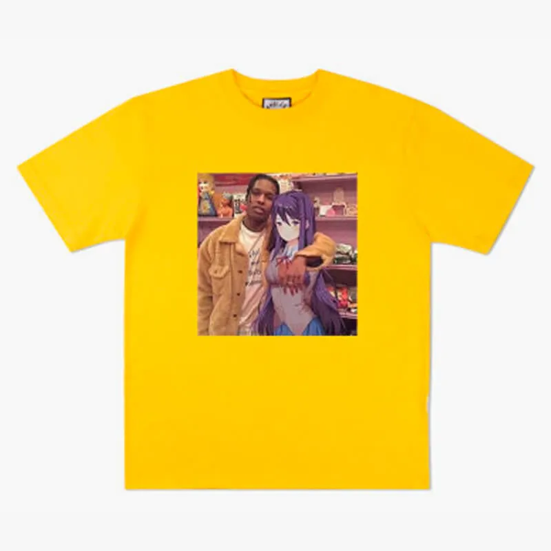 benpaolv A$AP Rocky and Retro Anime Girl T-Shirt