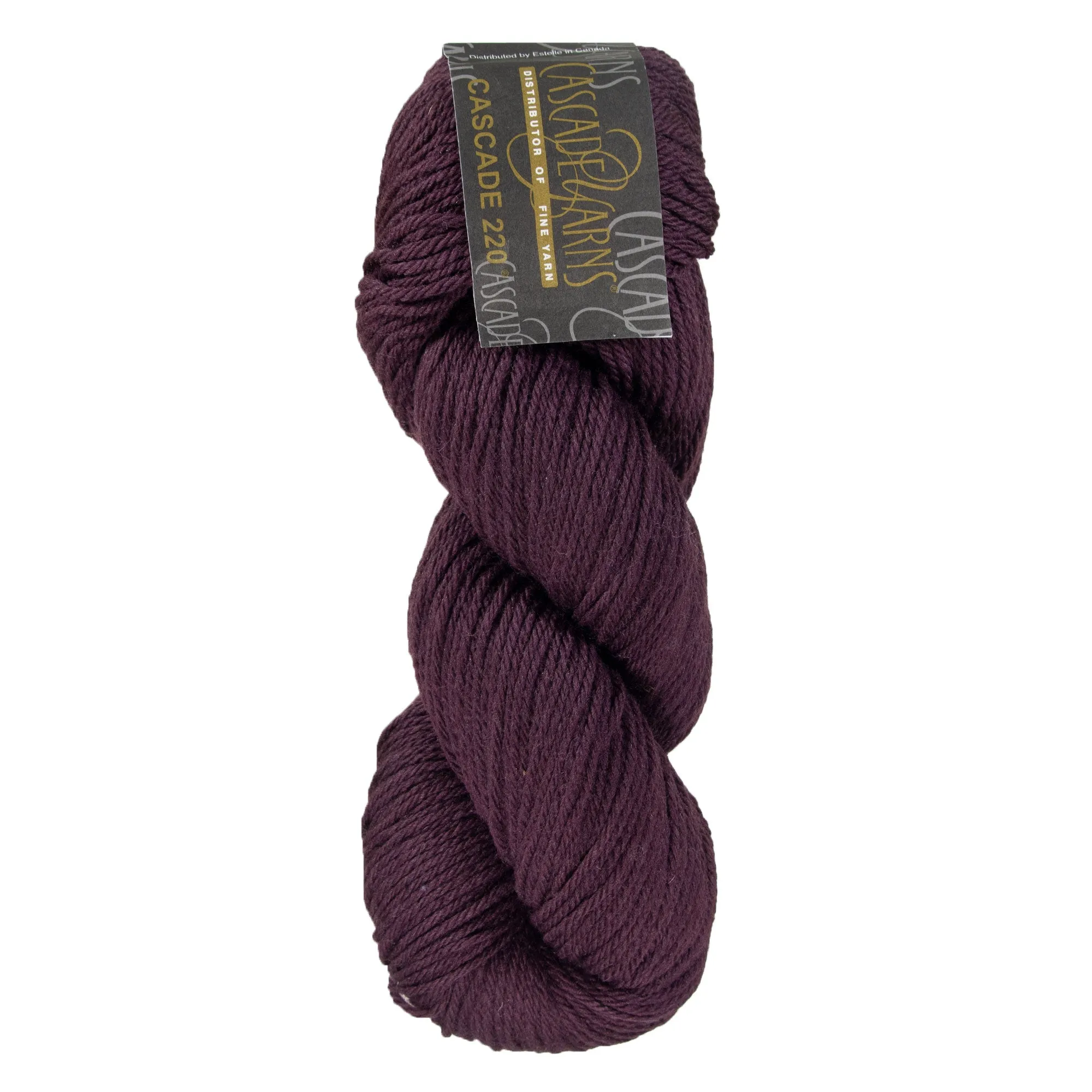 Cascade 220 Yarn - 8418 Eggplant