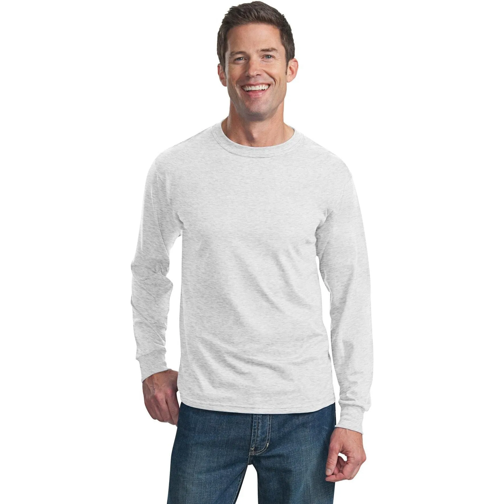 CLOSEOUT - Fruit of the Loom HD Cotton 100% Cotton Long Sleeve T-Shirt