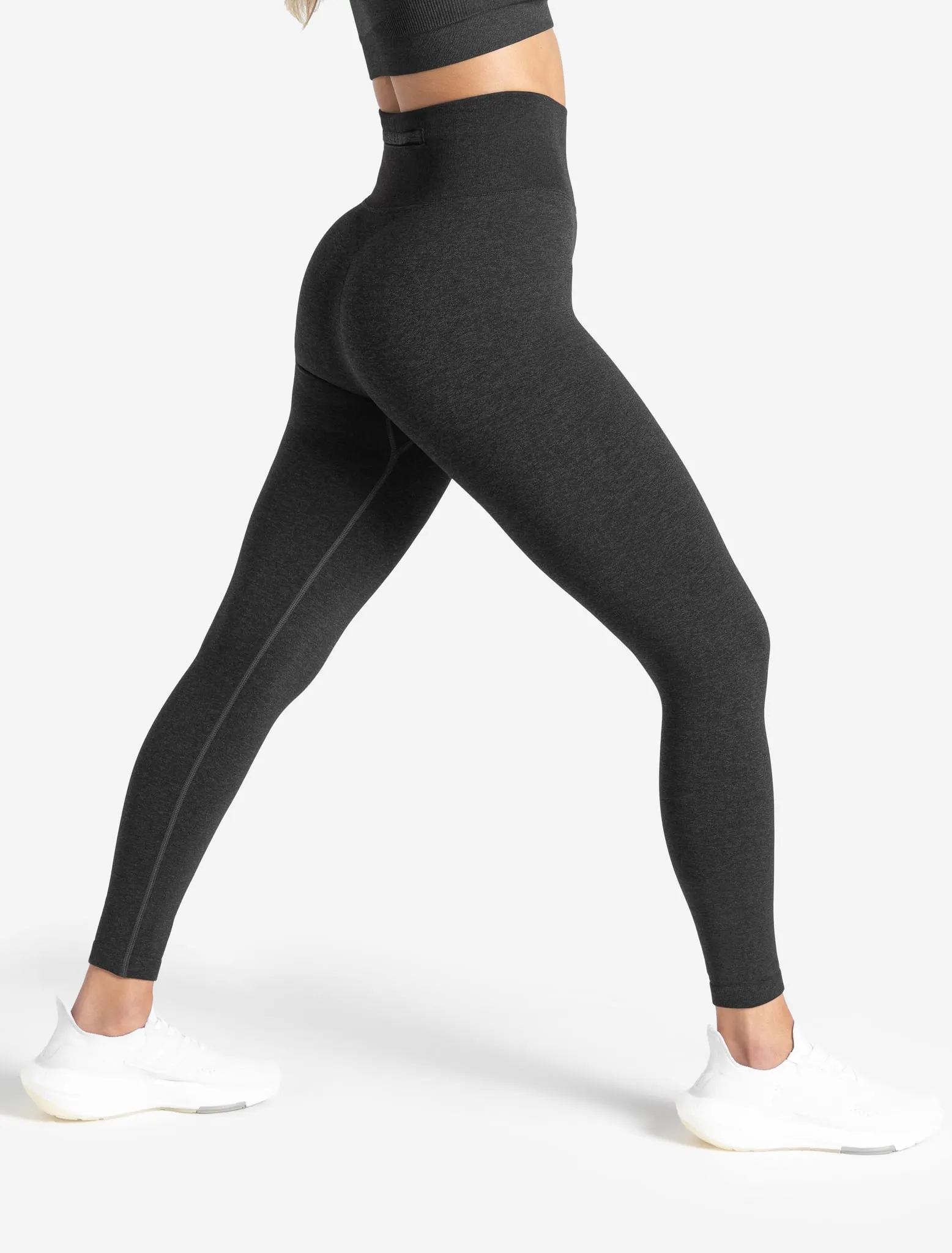 Core Seamless Pocket Leggings - Black Marl