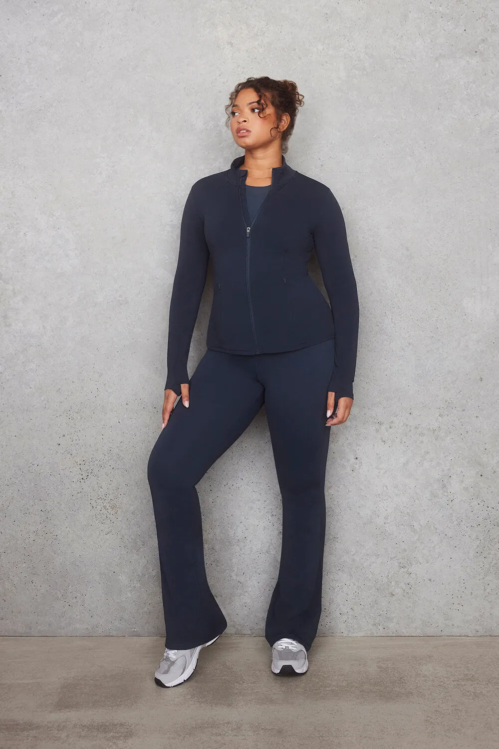 Curve Empower Flare Leggings - Vintage Navy