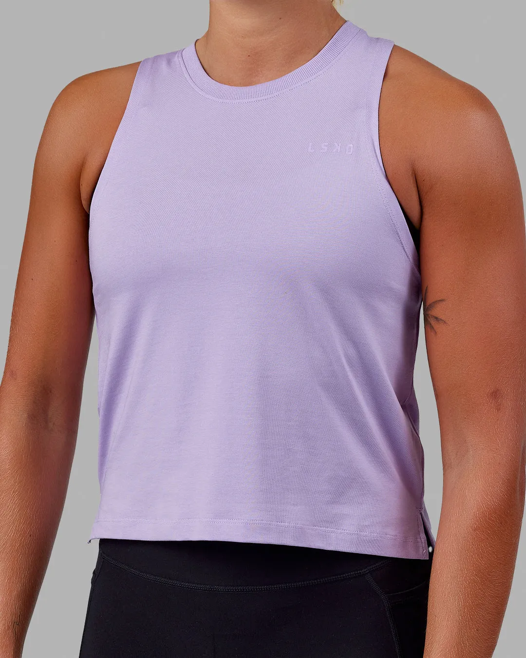 Deluxe PimaFLX Tank - Pale Lilac