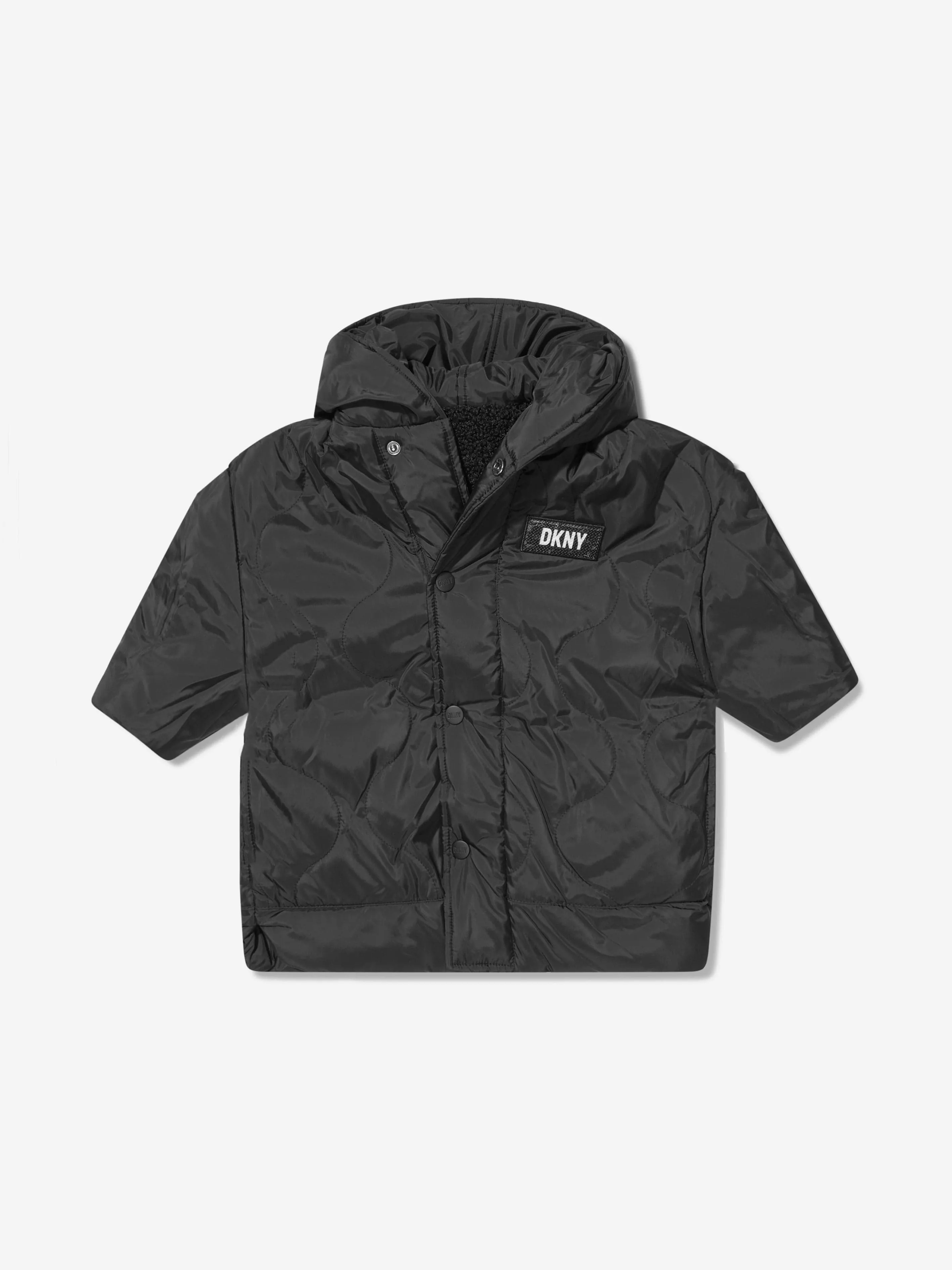 DKNY Girls Reversible Hooded Parka