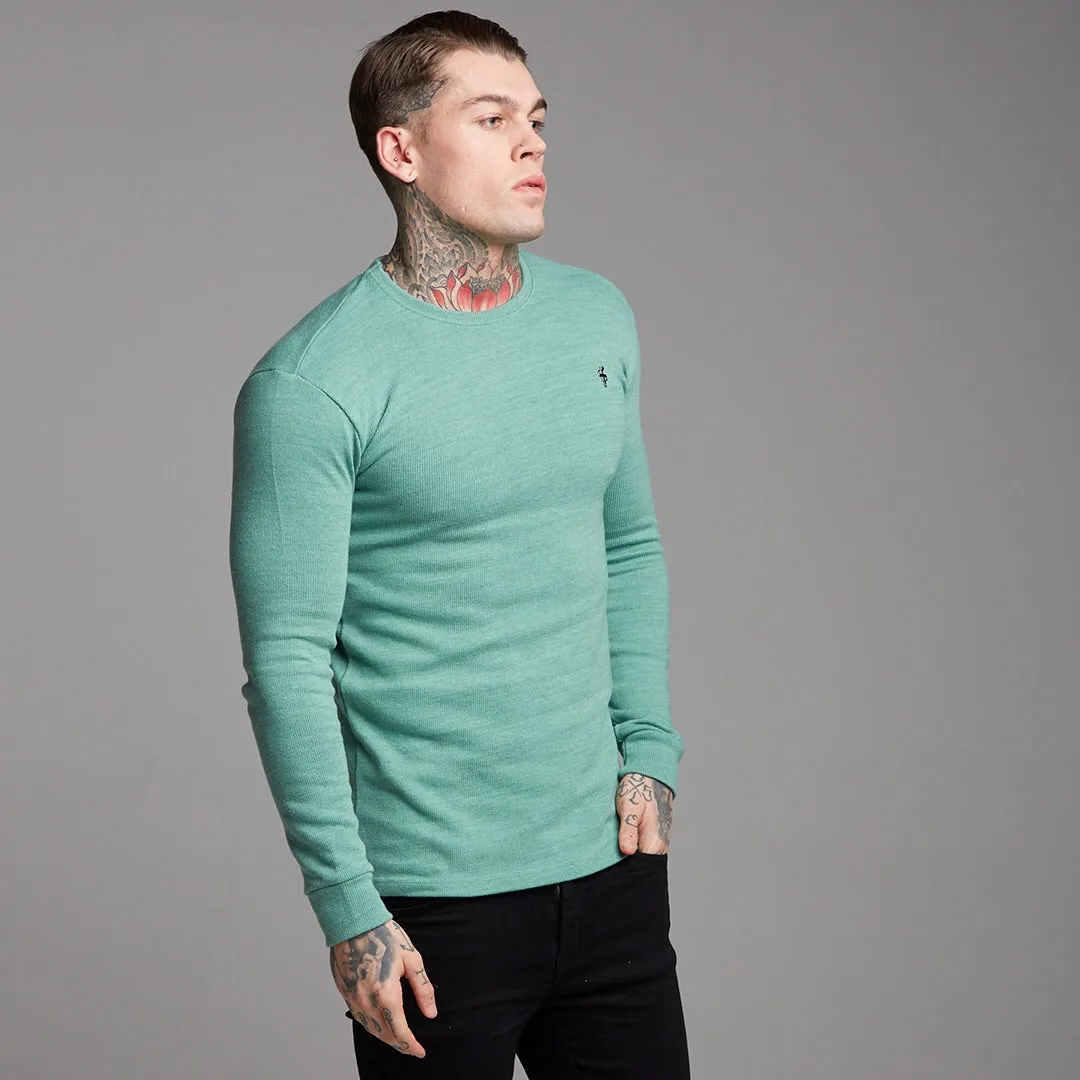 Father Sons Classic Green Super Slim Sweater - FSH233