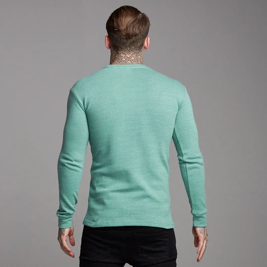 Father Sons Classic Green Super Slim Sweater - FSH233