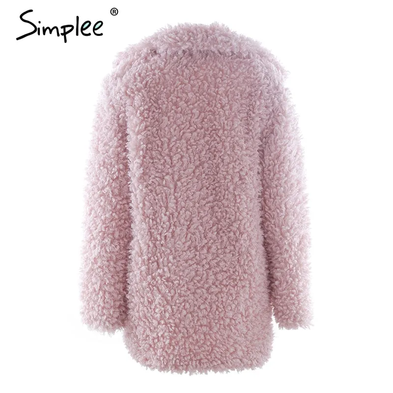 Faux Fur Trendy Streetwear Autumn Winter Jacket Coat (Plus Size)