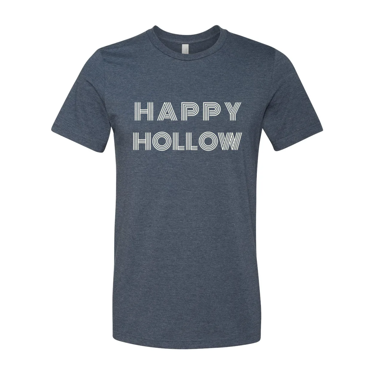 Happy Hollow Retro Font Tee