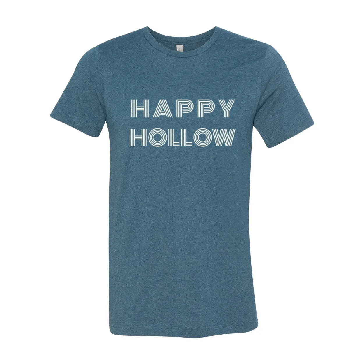 Happy Hollow Retro Font Tee