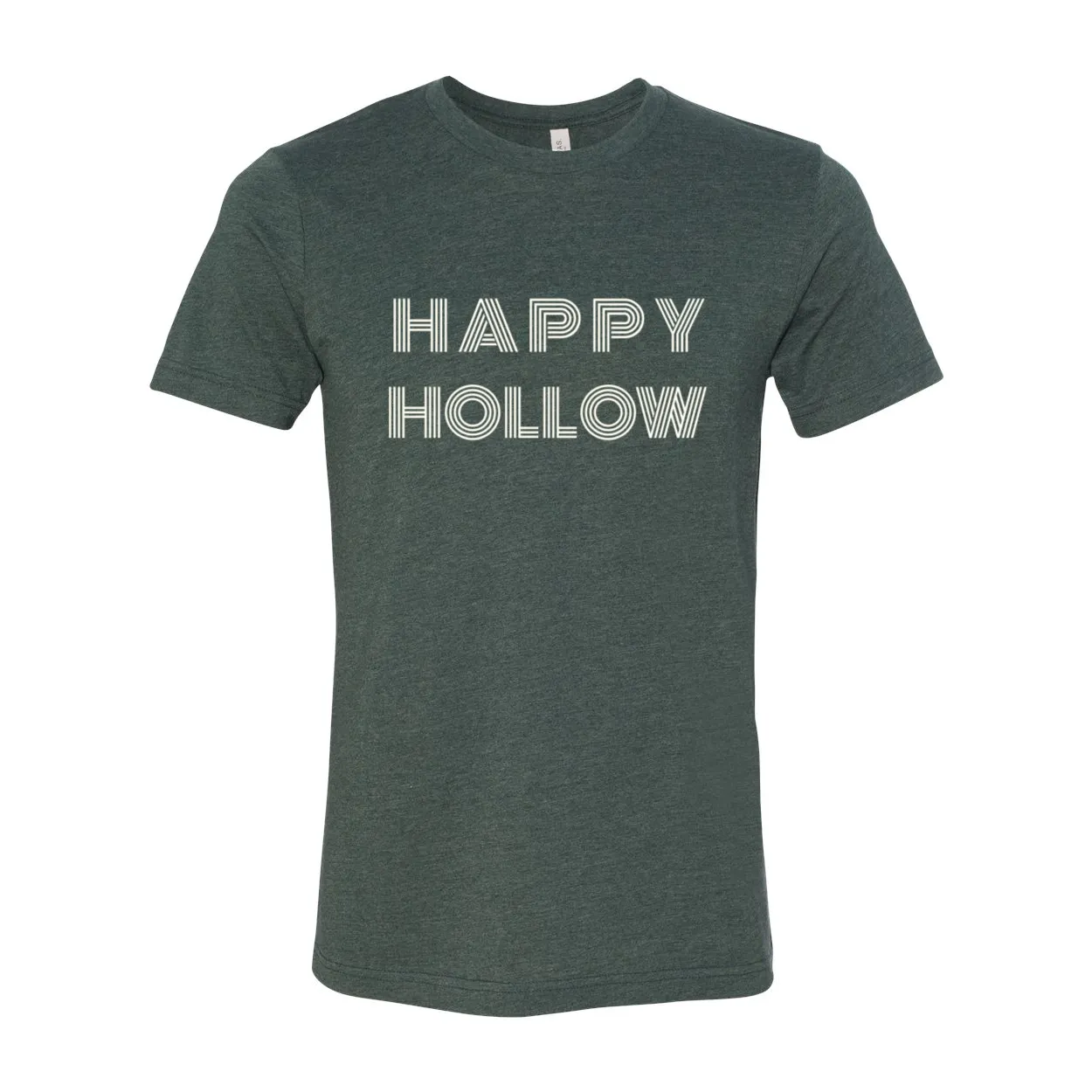 Happy Hollow Retro Font Tee