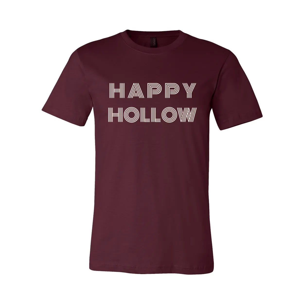 Happy Hollow Retro Font Tee