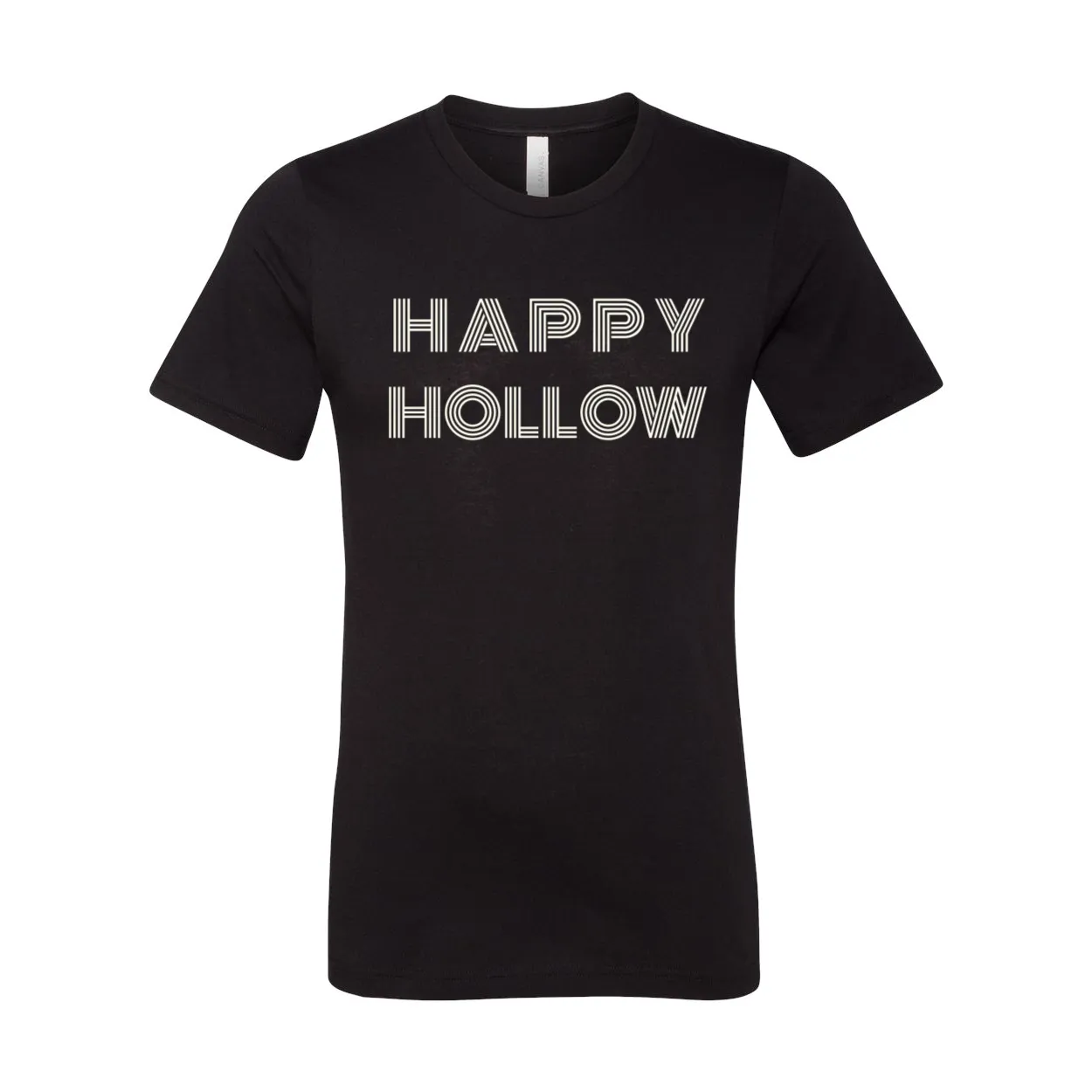 Happy Hollow Retro Font Tee