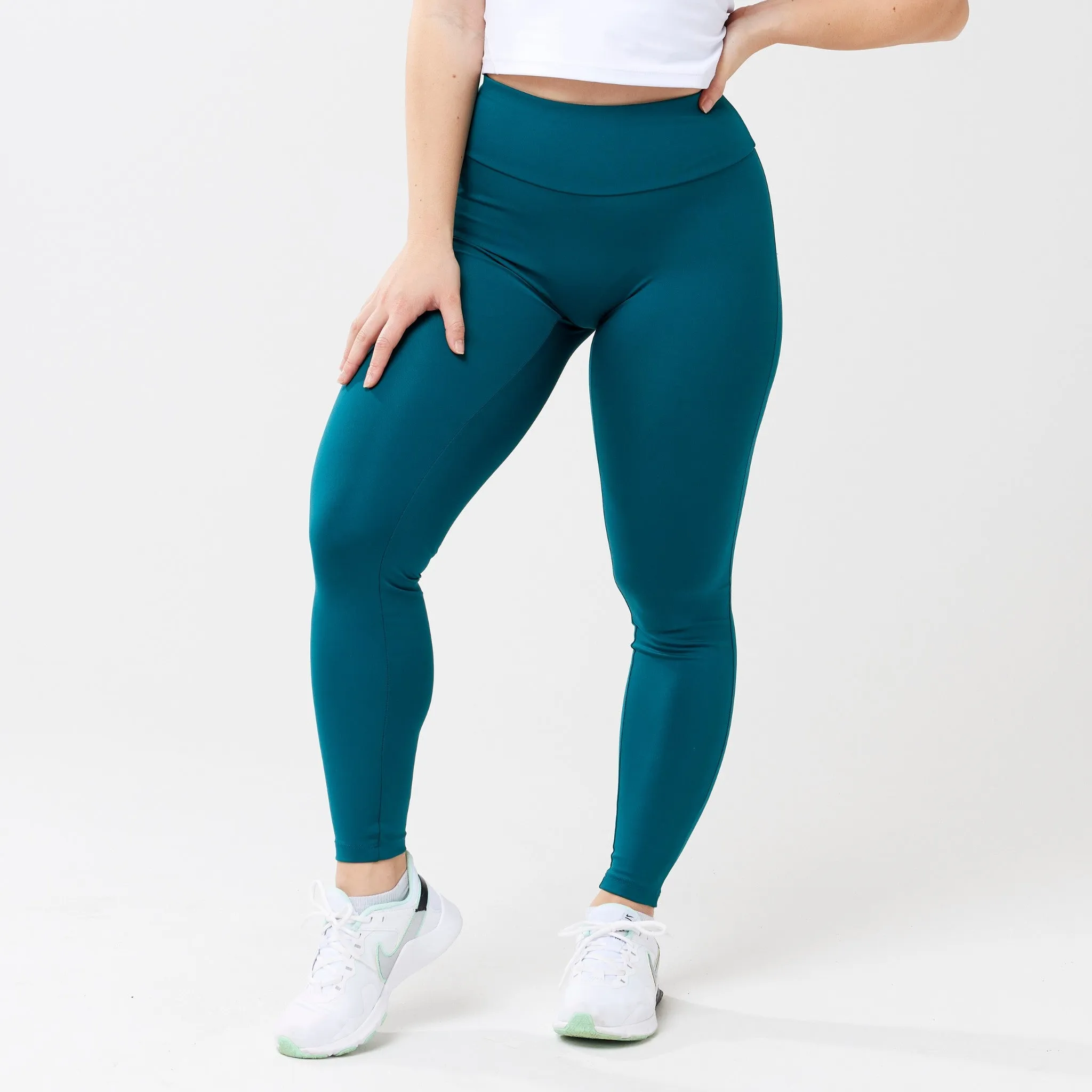 High-Rise Leggings - Green