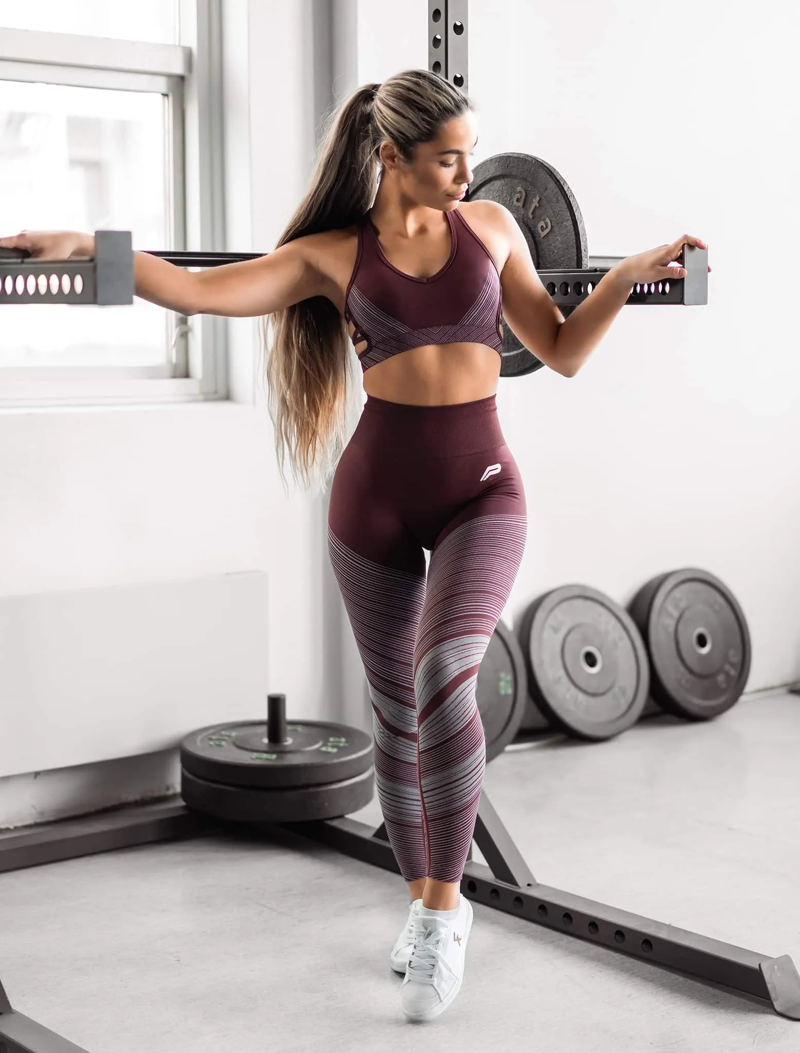 Impulse Seamless Leggings - Claret