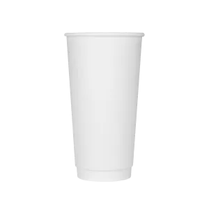 Karat 20oz Insulated Paper Hot Cups (90mm), White - 300 pcs