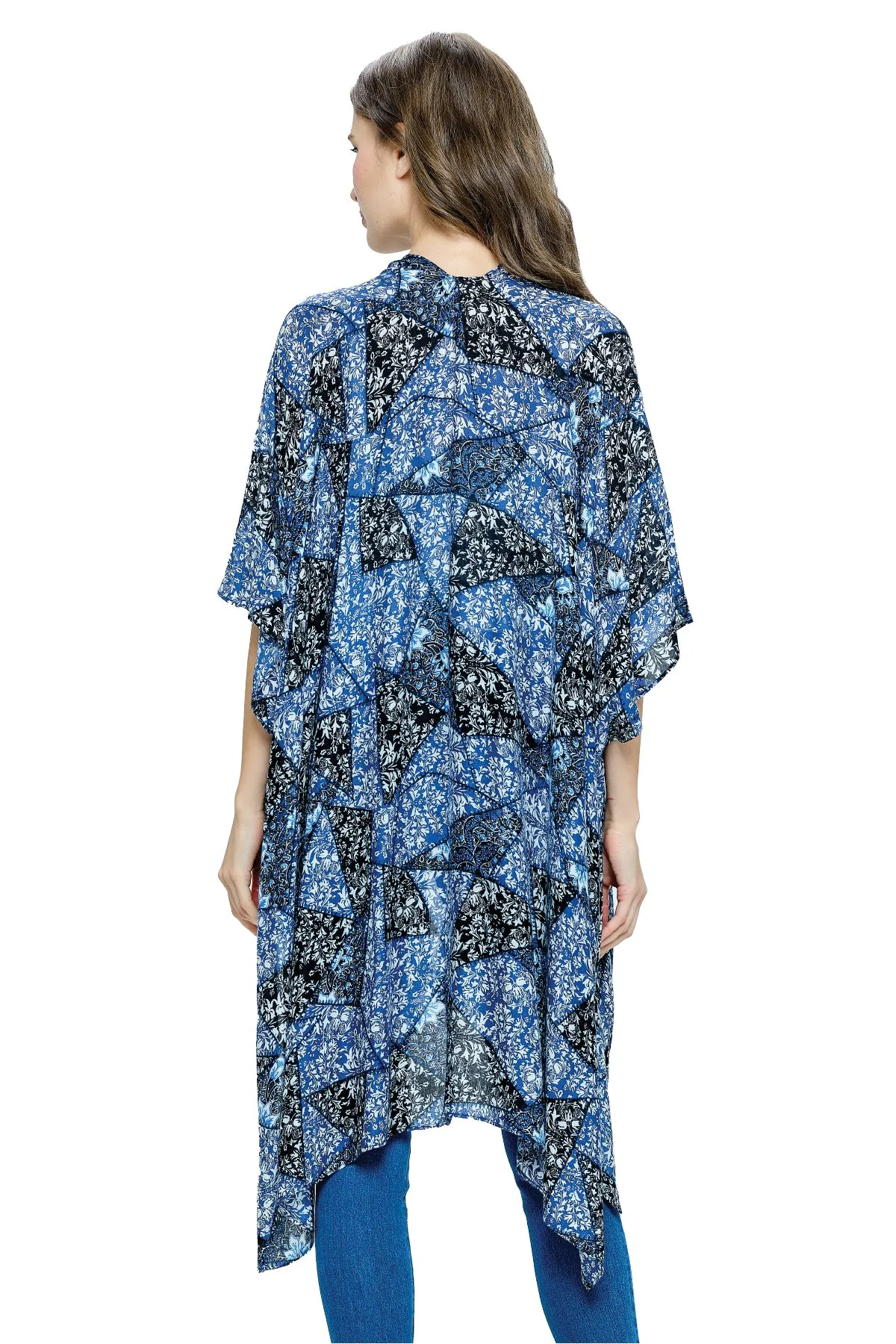 Kimono Floral Patchwork Print