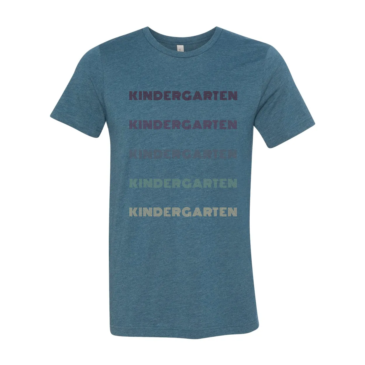 Kindergarten Retro Font T-Shirt