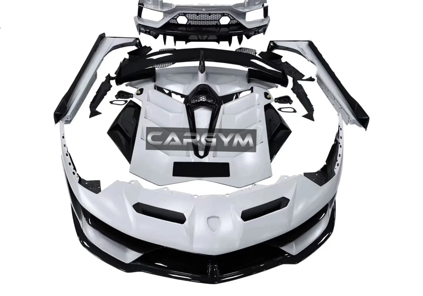 Lamborghini Dry Carbon Fiber SVJ Conversion Body Kit for Aventador L700 LP740 LP750