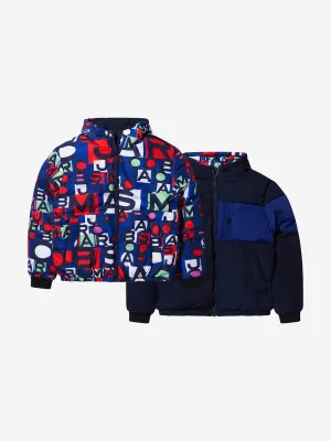 MARC JACOBS Boys Monogram Reversible Puffer Jacket