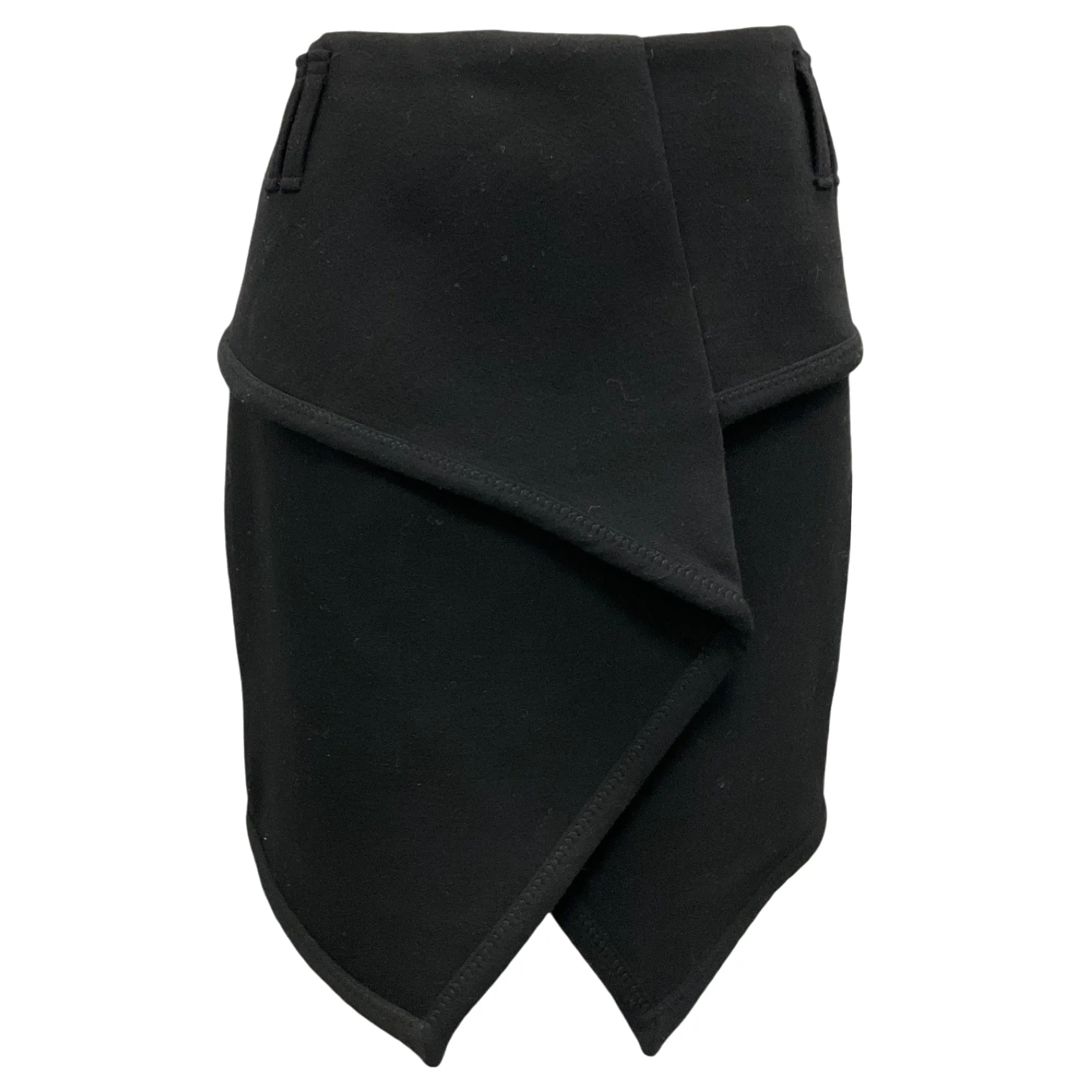 Proenza Schouler Black Short Blanket Skirt