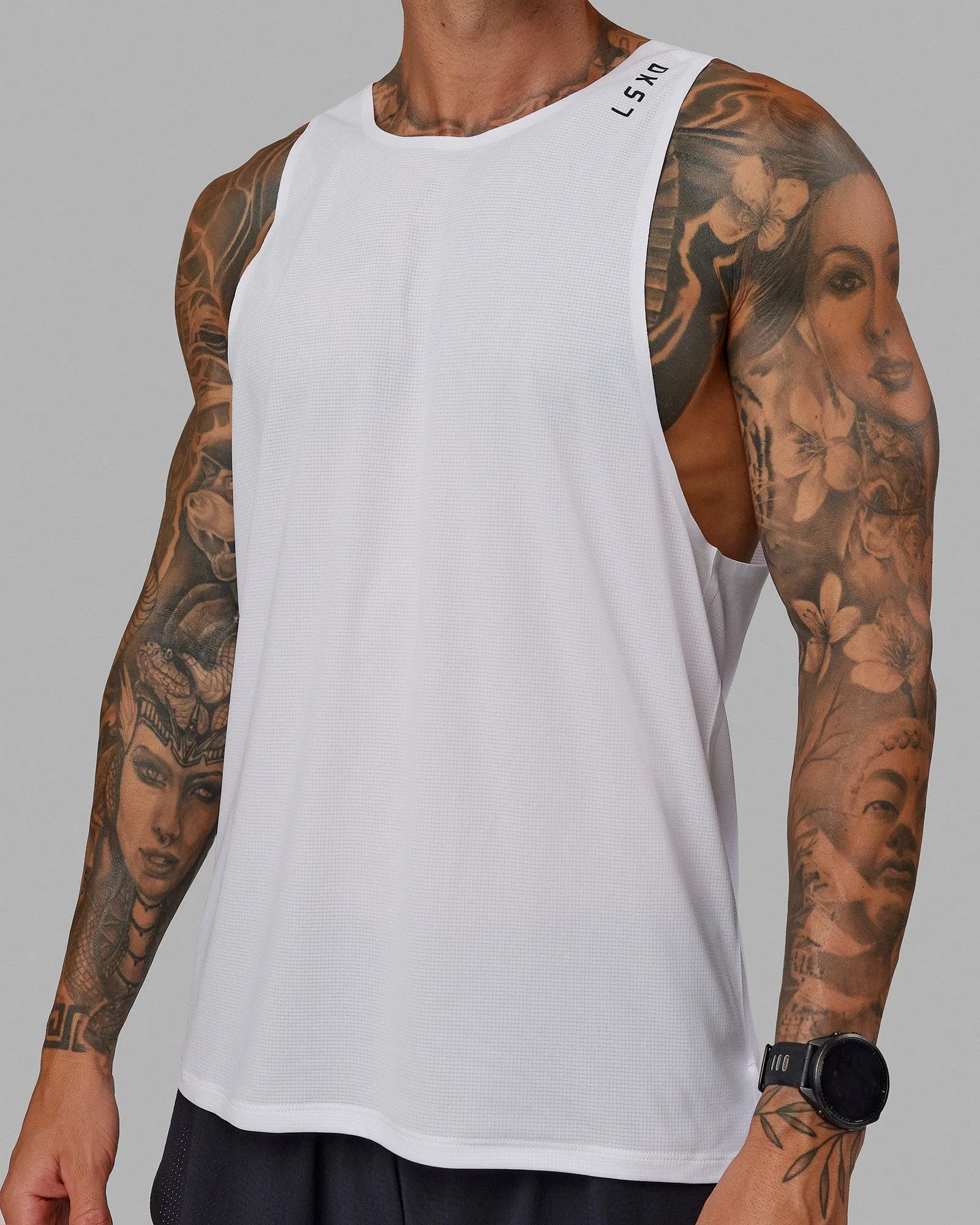 Race Day Tank - White