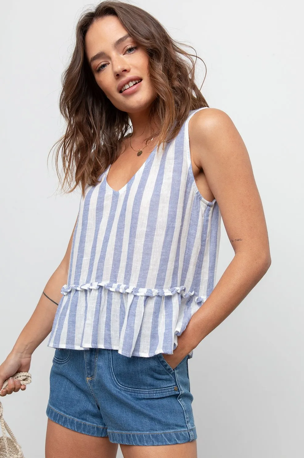 RAILS - Mira Tank Top with Ciel Stripe