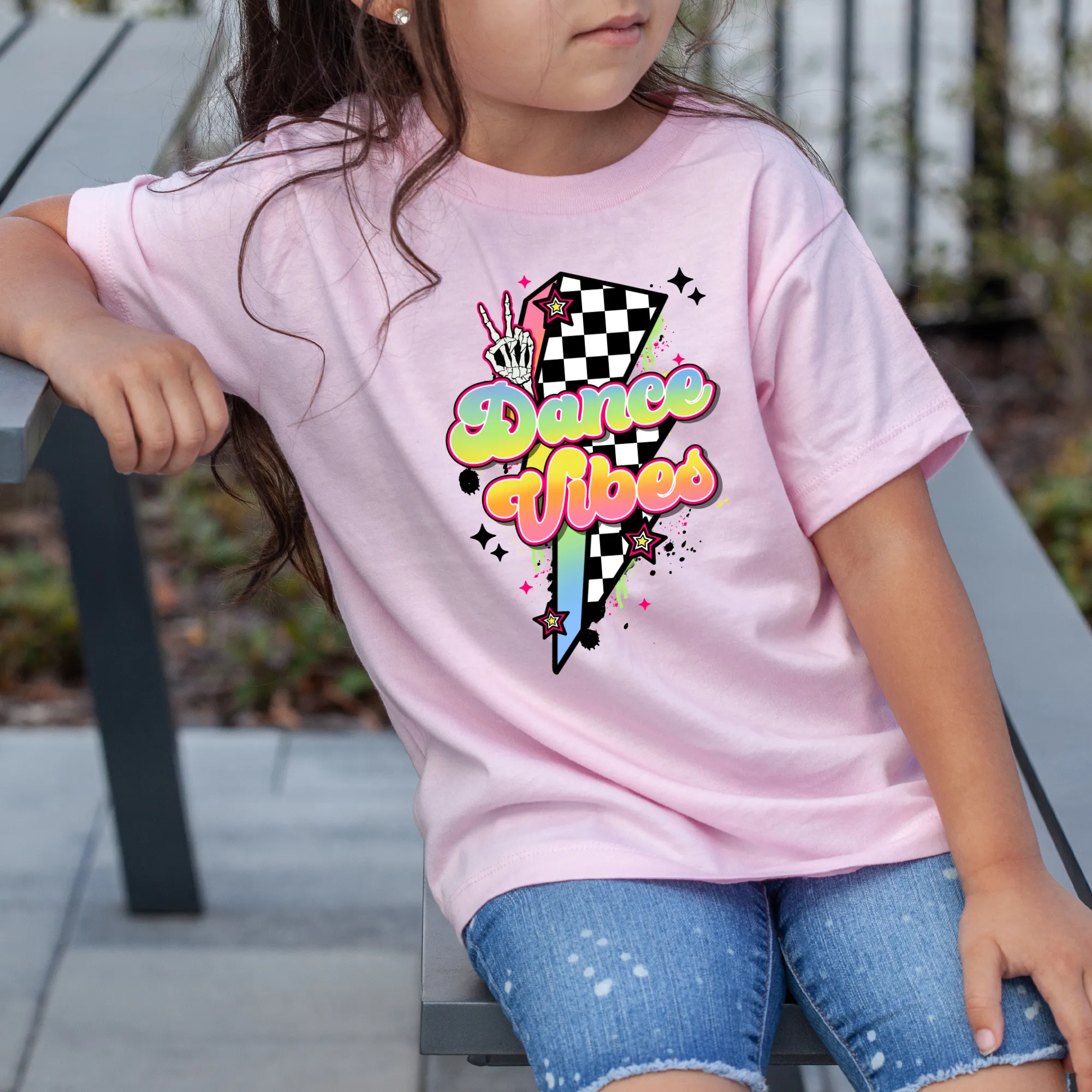 Retro Dance Vibes Shirt for Girls