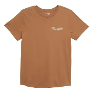 Top Women's SZN (112350064) - Wrangler Retro® Graphic Tee - Regular Fit - Tobacco Brown