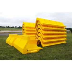 UltraTech 8791 Ultra-Containment Wall, 68' x 68' x 1', 68.2' X 68.2' Inside Dims & 70.2 X 70.2 Outside Dims, (28) 1' Side Walls, (4) 1' Corners, 75 x 75 Liner, Yellow, 1 Each