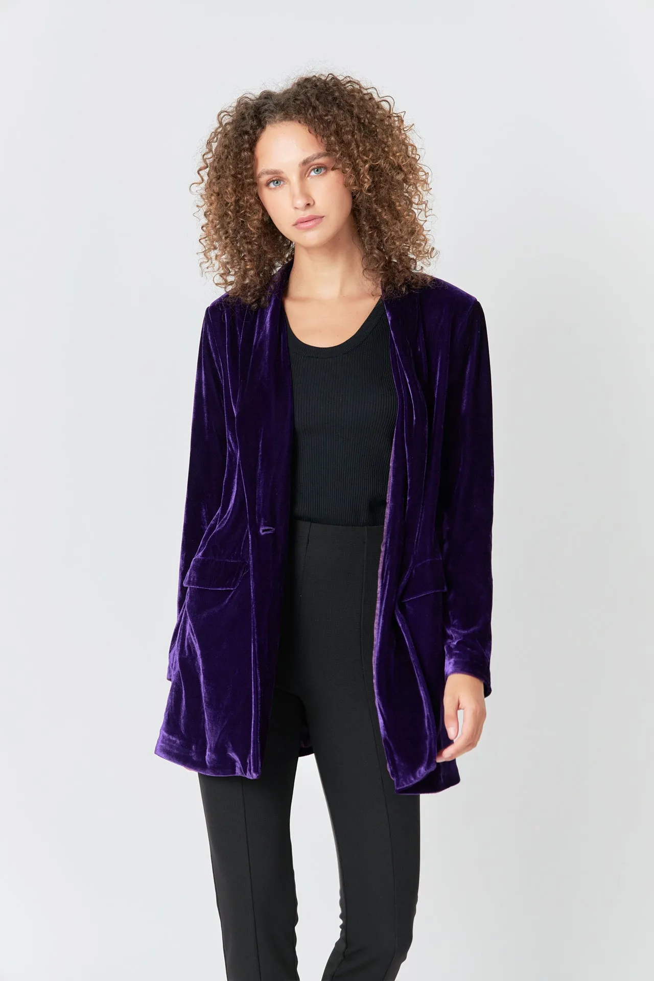 Velvet Blazer