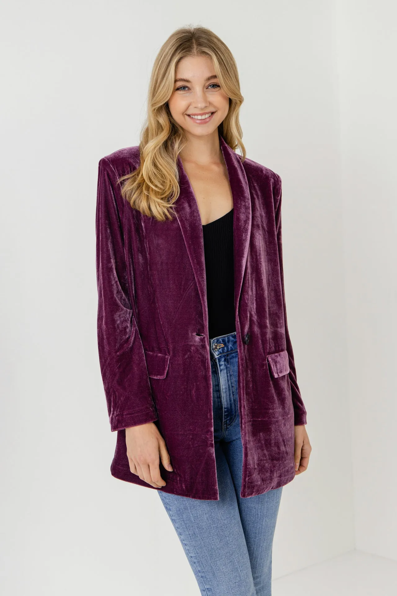 Velvet Blazer