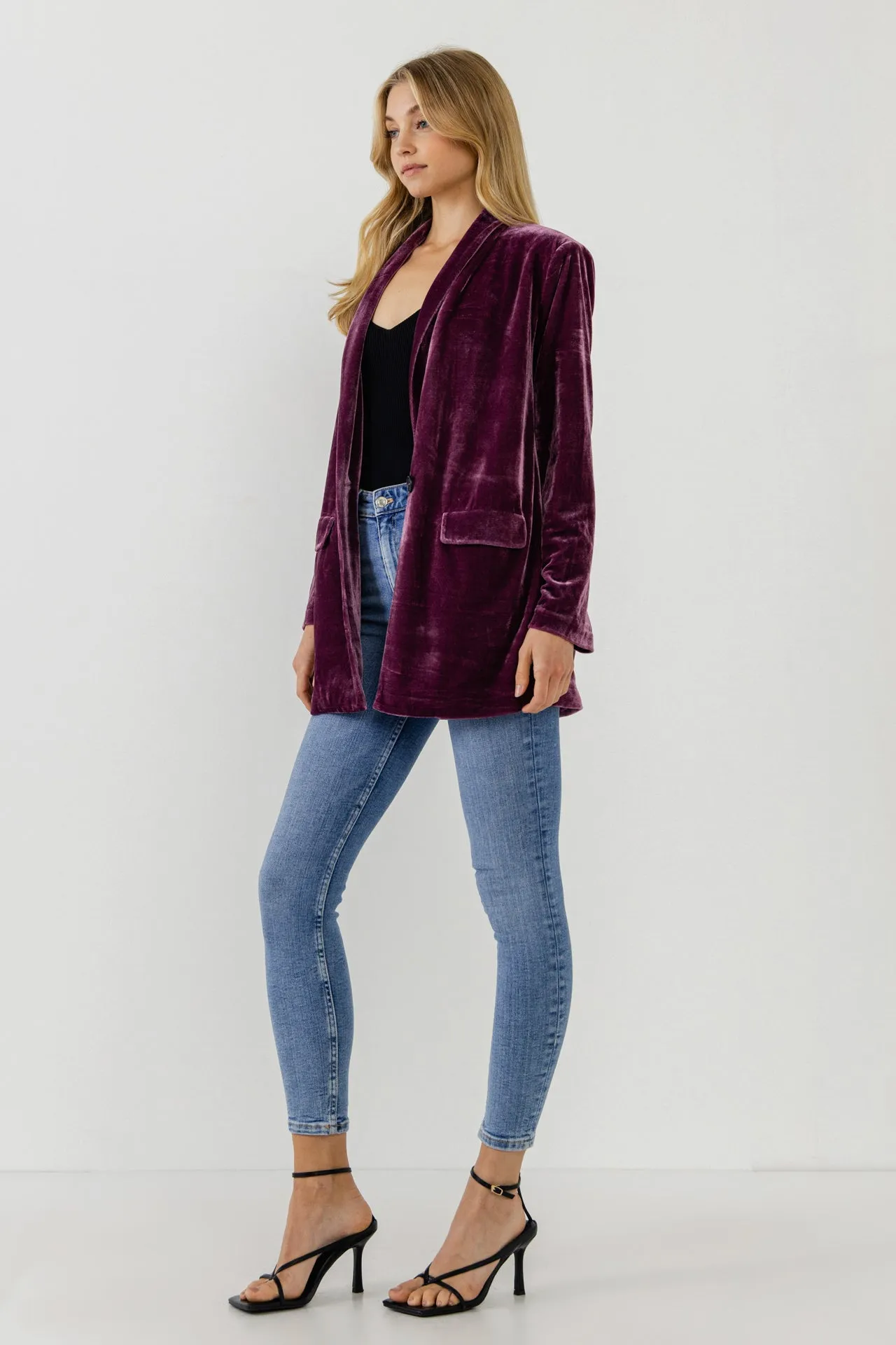 Velvet Blazer