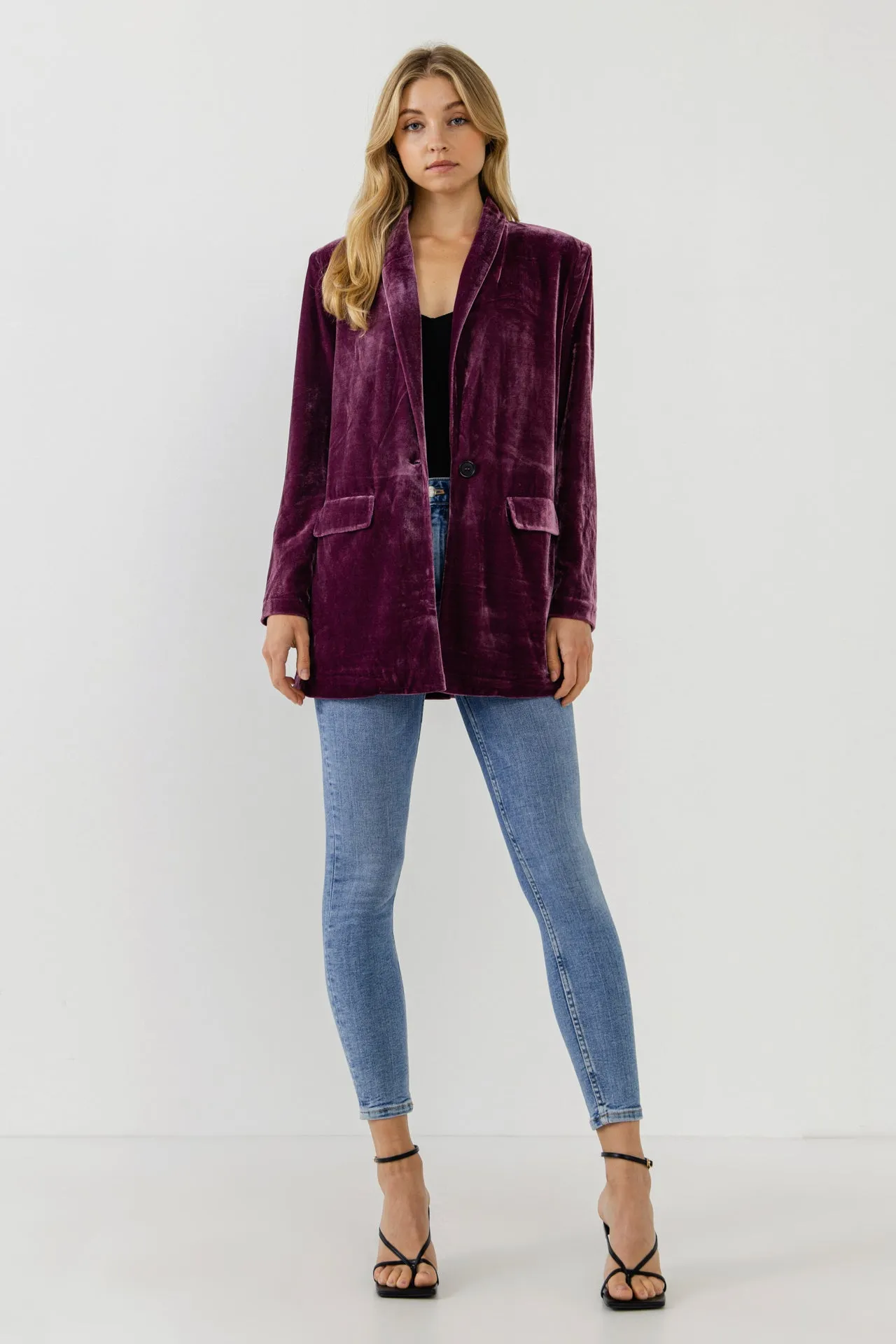 Velvet Blazer