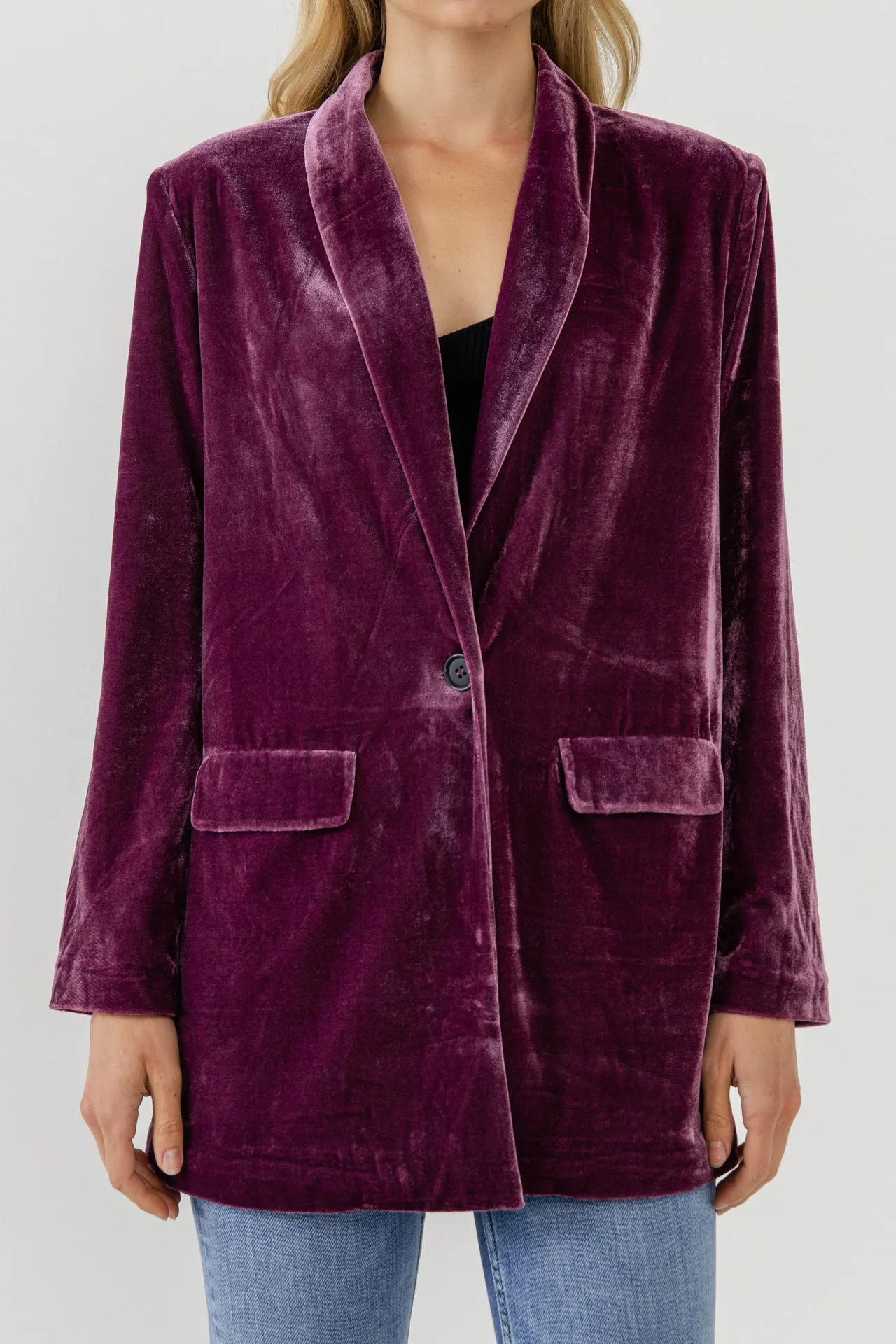 Velvet Blazer