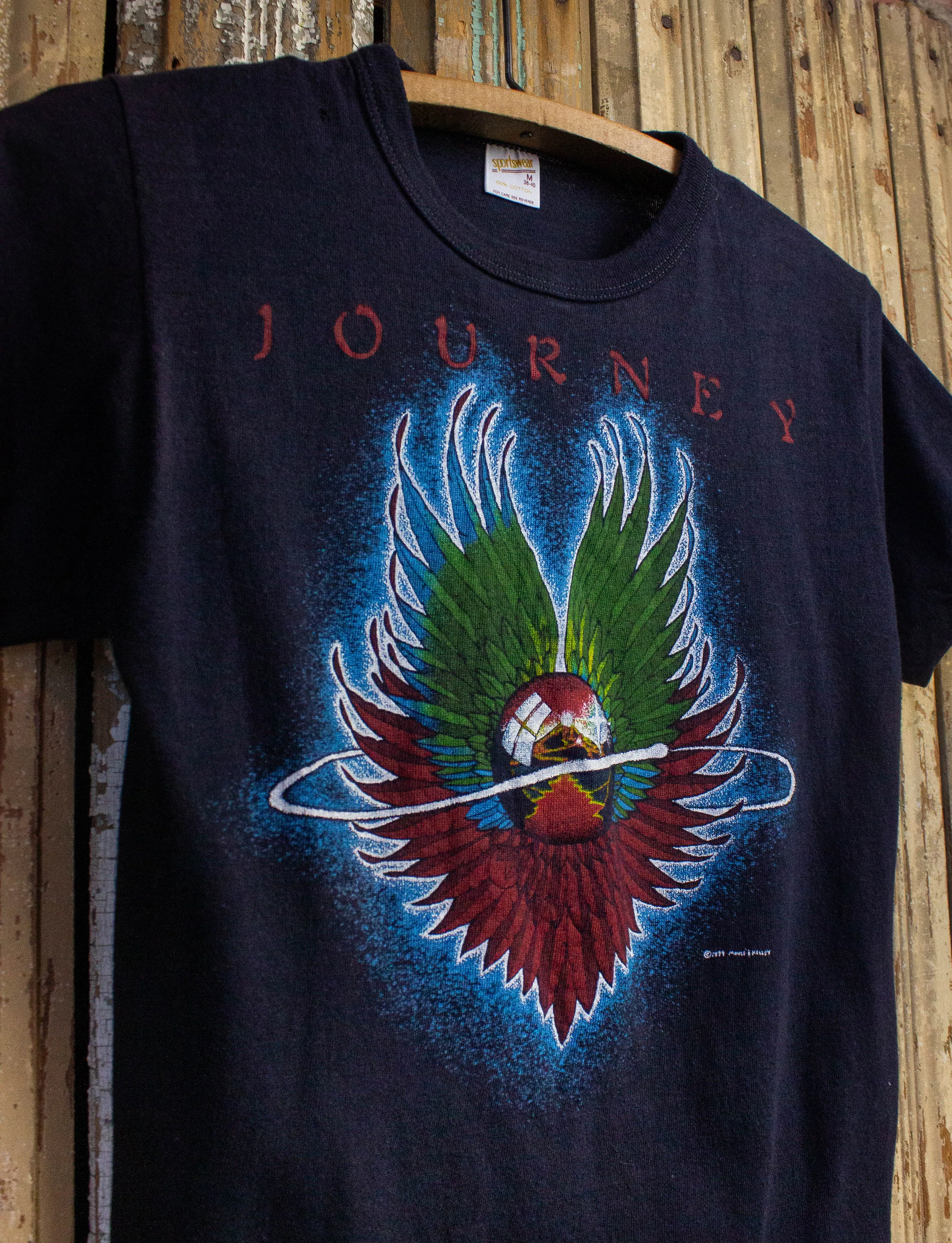 Vintage Journey Evolution Concert T Shirt 1979 Black XS