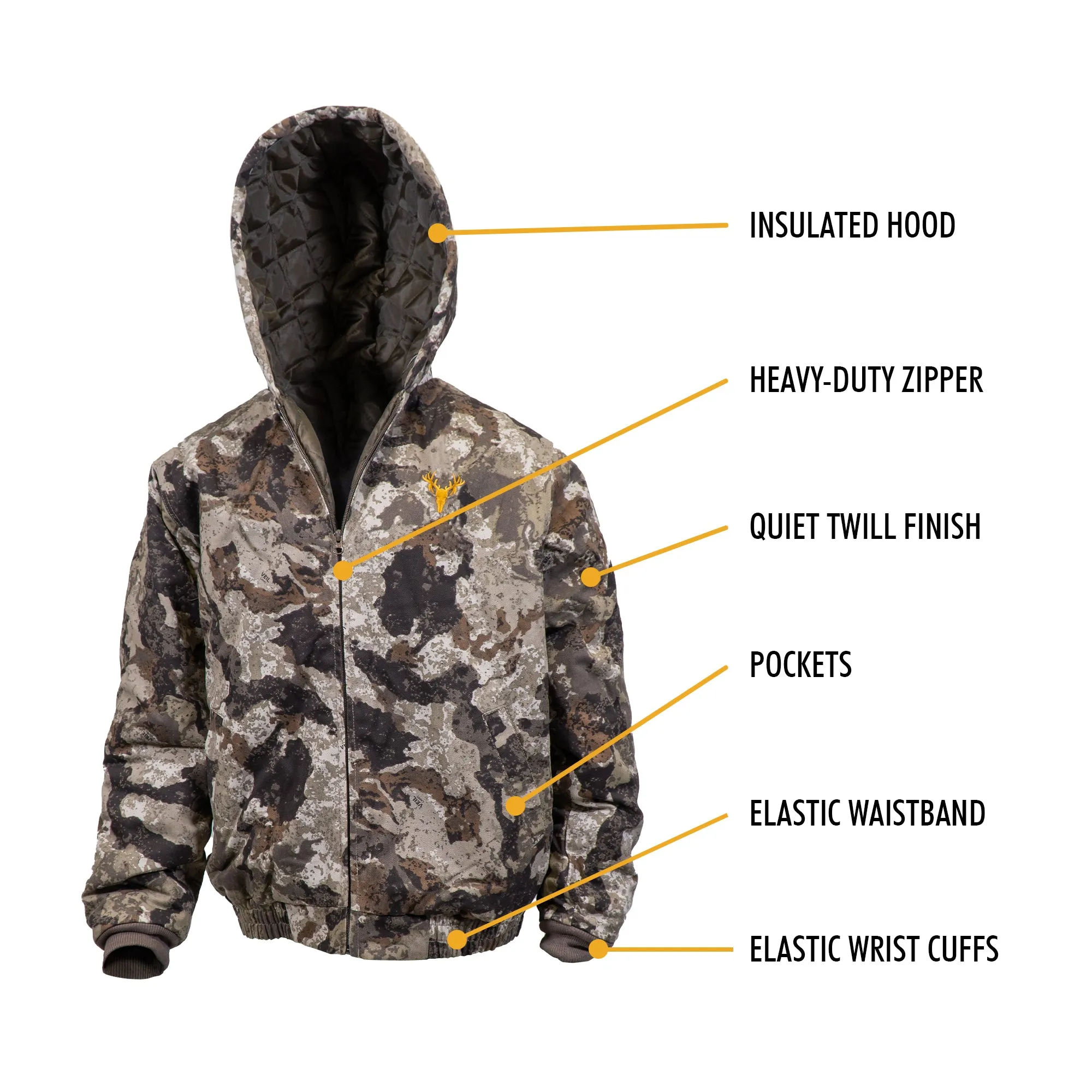 Youth Insulated Twill Hunting Jacket